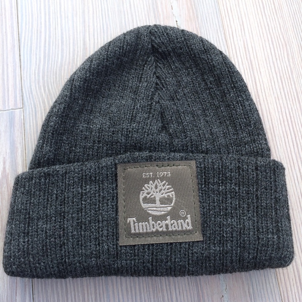Timberland (Charcoal) beanie for INFANT (0-5mos)